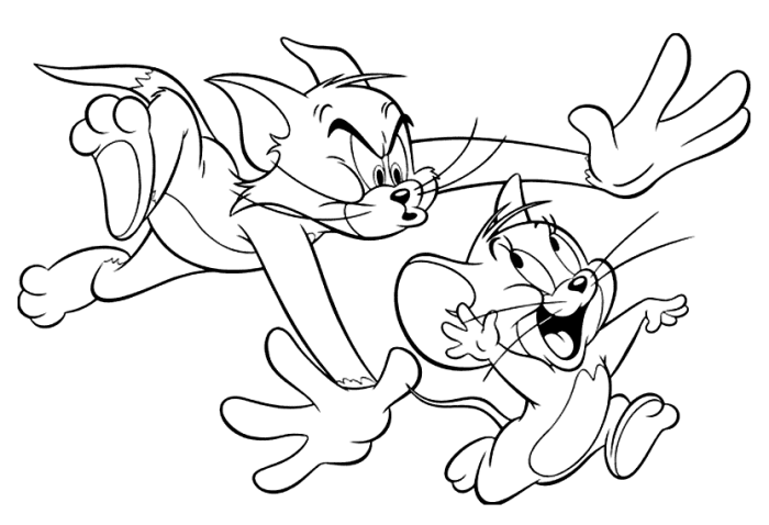 Tom and jerry coloring book