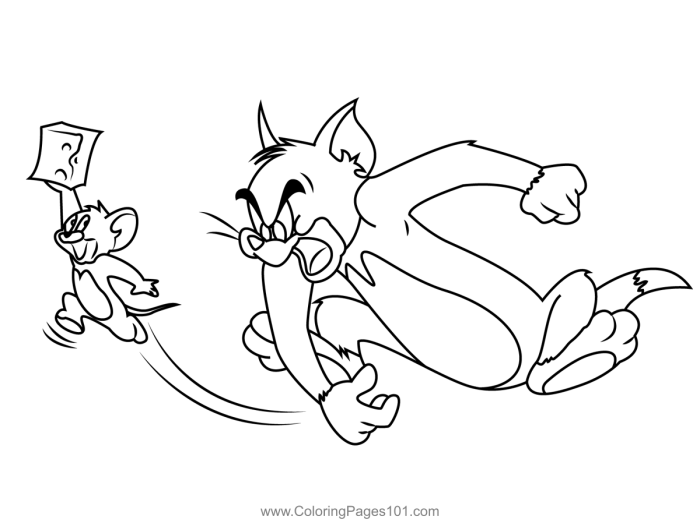 Tom and jerry coloring book