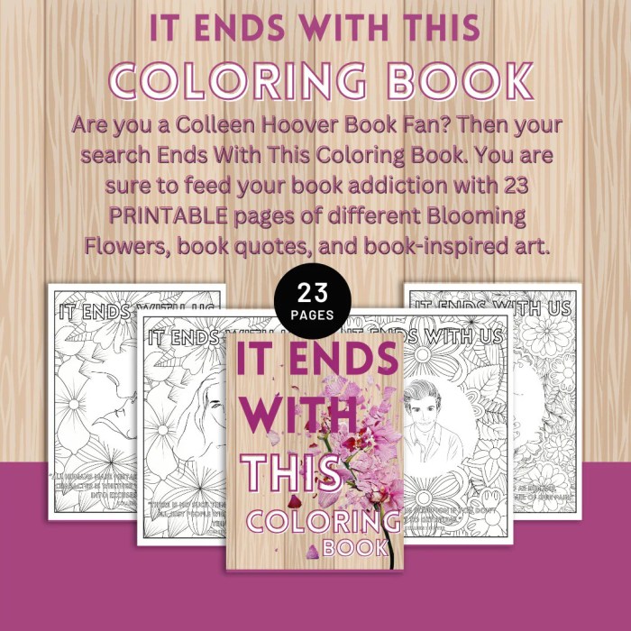 Collen hoover coloring book